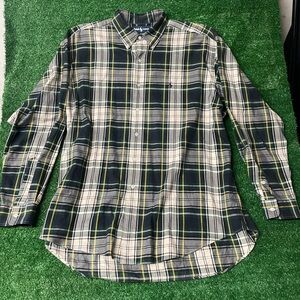 PoLo Ralph Lauren Blake Big & Tall XL Plaid Colors Black Yellow Green White